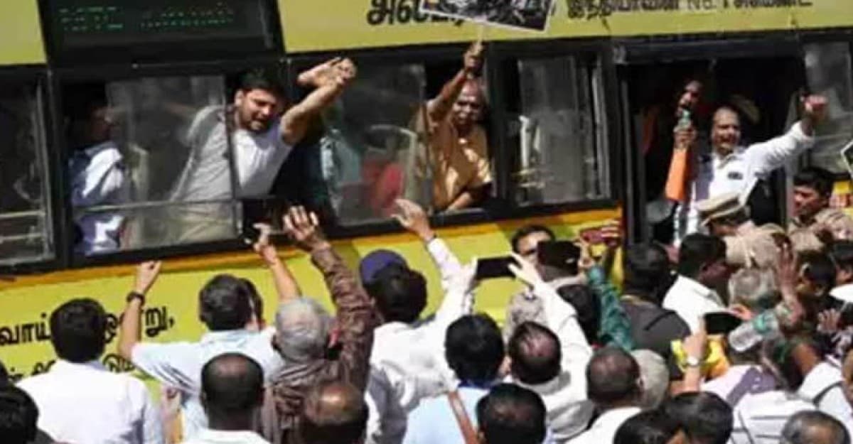 চেন্নাইয়ে বাংলাদেশ-বিরোধী বিক্ষোভ, গ্রেফতার ৫০০