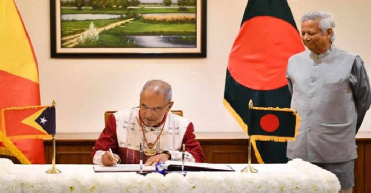 পূর্ব তিমুরের সঙ্গে দুই বিষয়ে সমঝোতা স্মারক সই