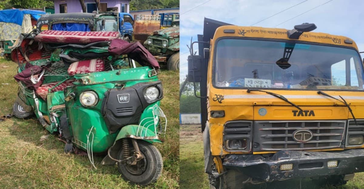 কক্সবাজারে ডাম্প ট্রাক-অটোরিকশার মুখোমুখি সংঘর্ষে নিহত ৫