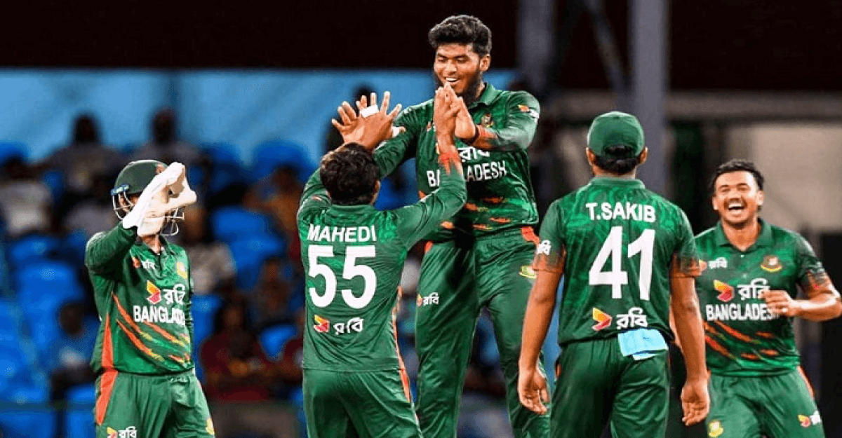 ওয়েস্ট ইন্ডিজকে হোয়াইটওয়াশ করে প্রতিশোধ টাইগারদের