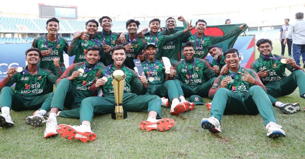 অনূর্ধ্ব-১৯ এশিয়াকাপ চ্যাম্পিয়নদের জন্য বড় অঙ্কের পুরস্কার ঘোষণা বিসিবির