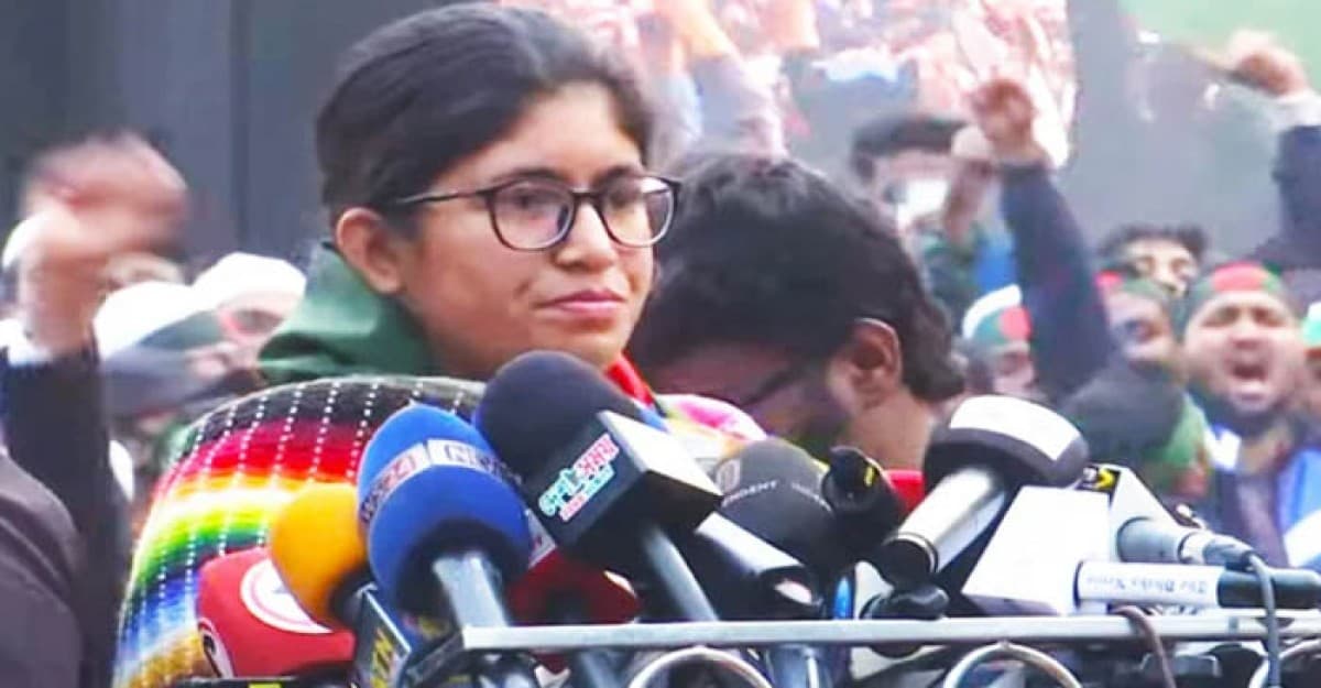 আ.লীগের বিচারের আগে দেশে কোনো নির্বাচন হবে না: উমামা ফাতেমা