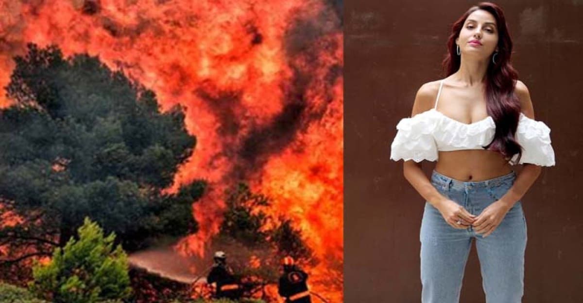 দাবানলের কারণে লস অ্যাঞ্জেলসে আটকে পড়েছেন নোরা ফাতেহি