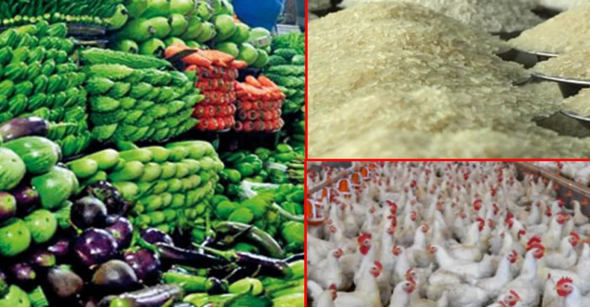 সবজির বাজারে স্বস্তি মিললেও চাল-মুরগির বাজারে আগুন