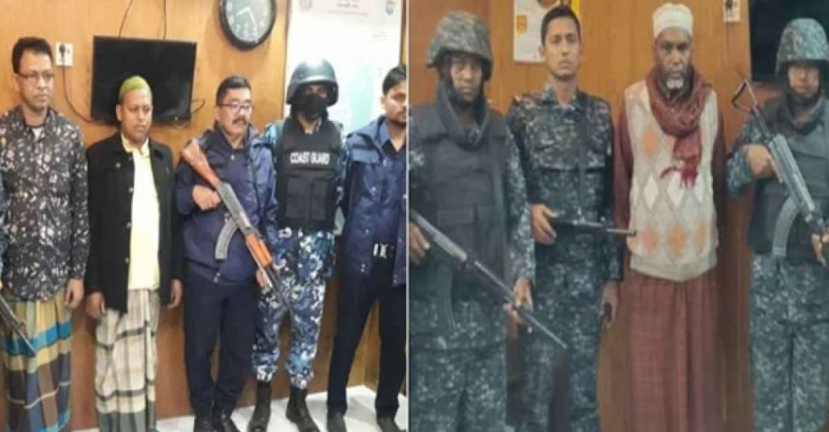 হাতিয়ায় যৌথ বাহিনীর অভিযানে ইউপি চেয়ারম্যানসহ আটক ৪