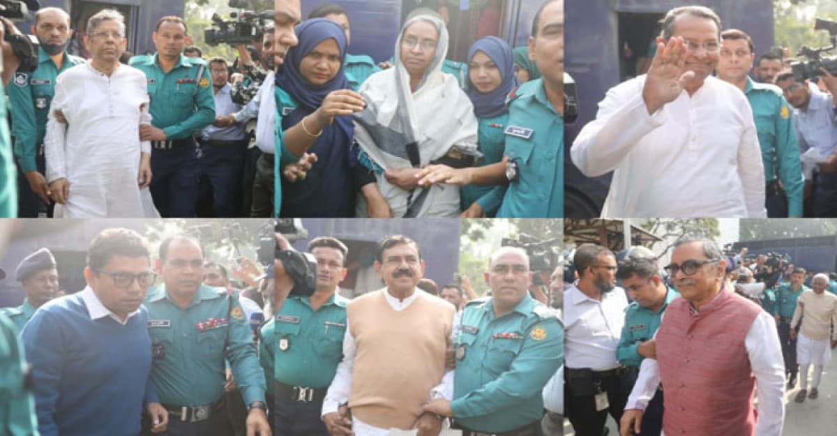ট্রাইব্যুনালে আনা হলো সাবেক মন্ত্রী-প্রতিমন্ত্রীসহ ১৬ জনকে