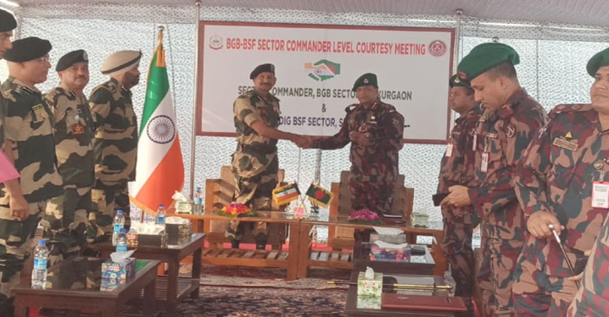 সীমান্ত হত্যা বন্ধে বৈঠকে বিএসএফকে কড়া প্রতিবাদ জানাল বিজিবি