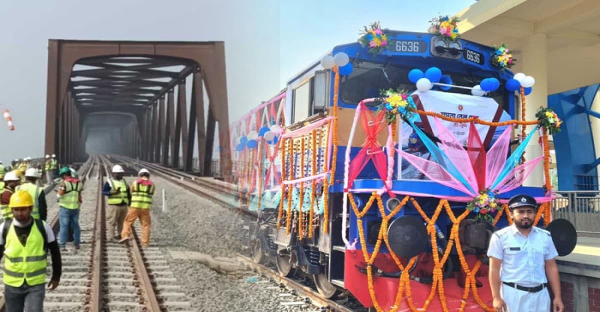 দেশের দীর্ঘতম যমুনা রেলসেতুর উদ্বোধন