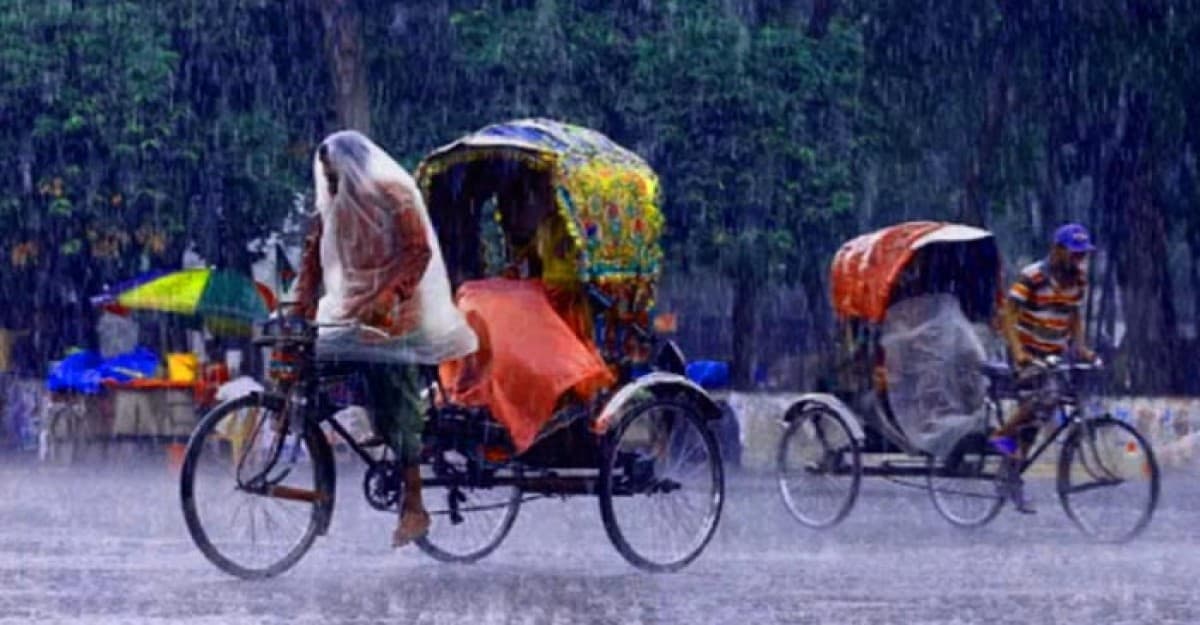 দেশজুড়ে বজ্রসহ বৃষ্টিপাতের আভাস আবহাওয়া অধিদপ্তরের
