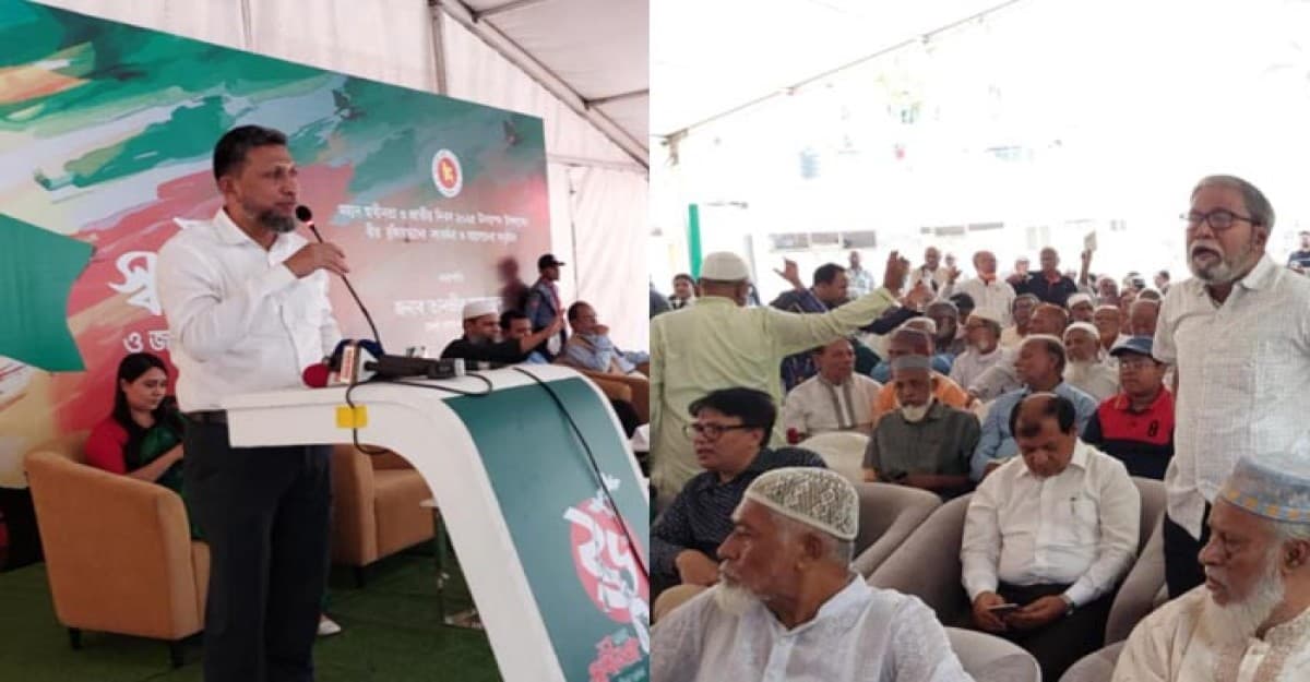 জুলাই আন্দোলনকে ৭১’র সাথে তুলনা, মুক্তিযোদ্ধাদের তোপের মুখে সিভিল সার্জন