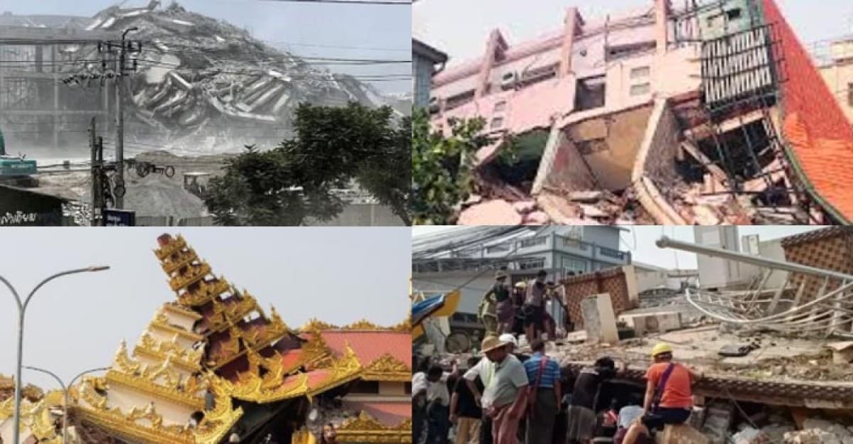 ভয়াবহ ভূমিকম্প: মিয়ানমারে নিহতের সংখ্যা ছাড়াল হাজার