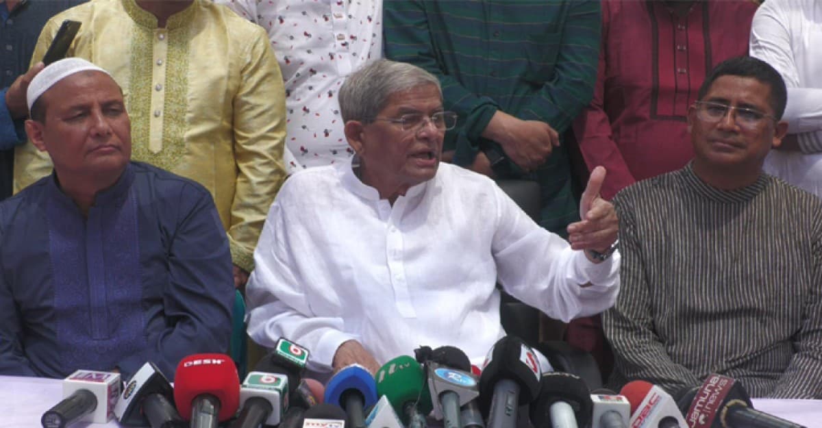 আমরা কখনোই বলিনি আগে নির্বাচন পরে সংস্কার : মির্জা ফখরুল