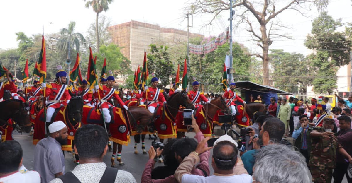 প্রাণের উচ্ছ্বাসে শেষ হলো বর্ষবরণ আনন্দ শোভাযাত্রা