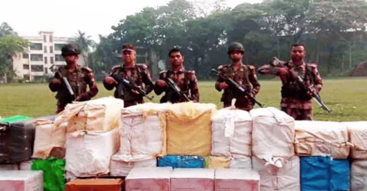 সিলেটে কোটি টাকার ভারতীয় চোরাই পন্য জব্দ