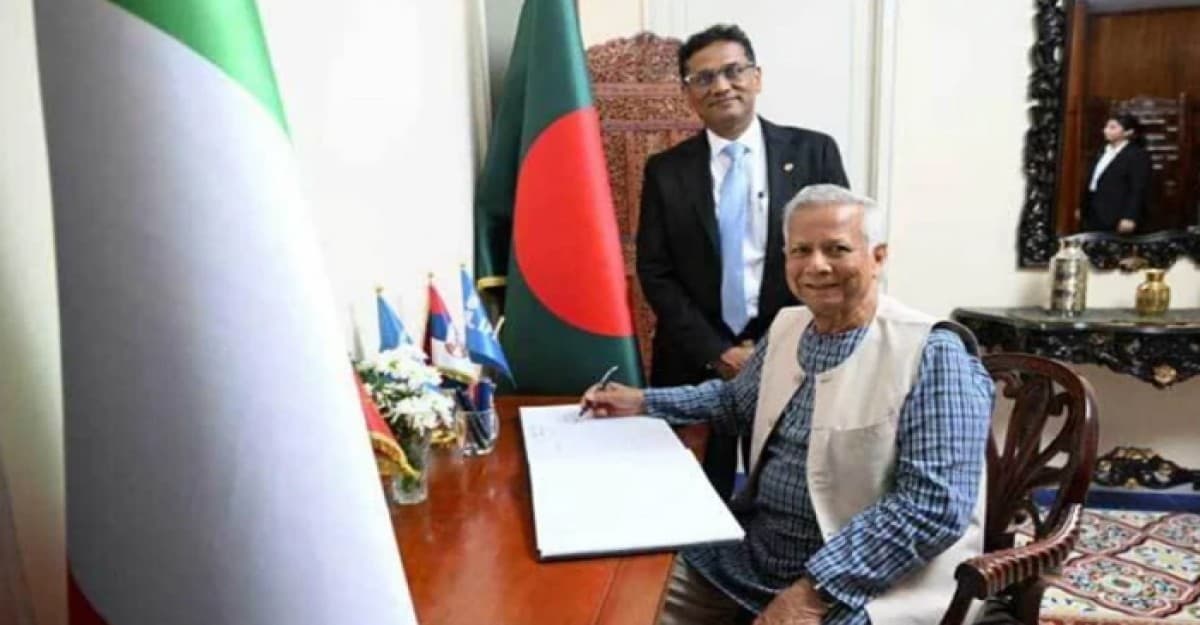 রোমে বাংলাদেশ হাউস পরিদর্শন করলেন প্রধান উপদেষ্টা ড. ইউনূস