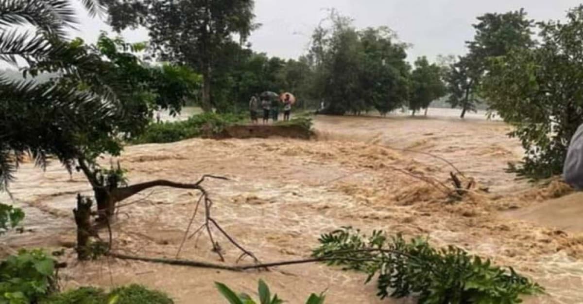 শেরপুরে বিপৎসীমার উপর দিয়ে বইছে নদীর পানি, বন্যার শঙ্কা