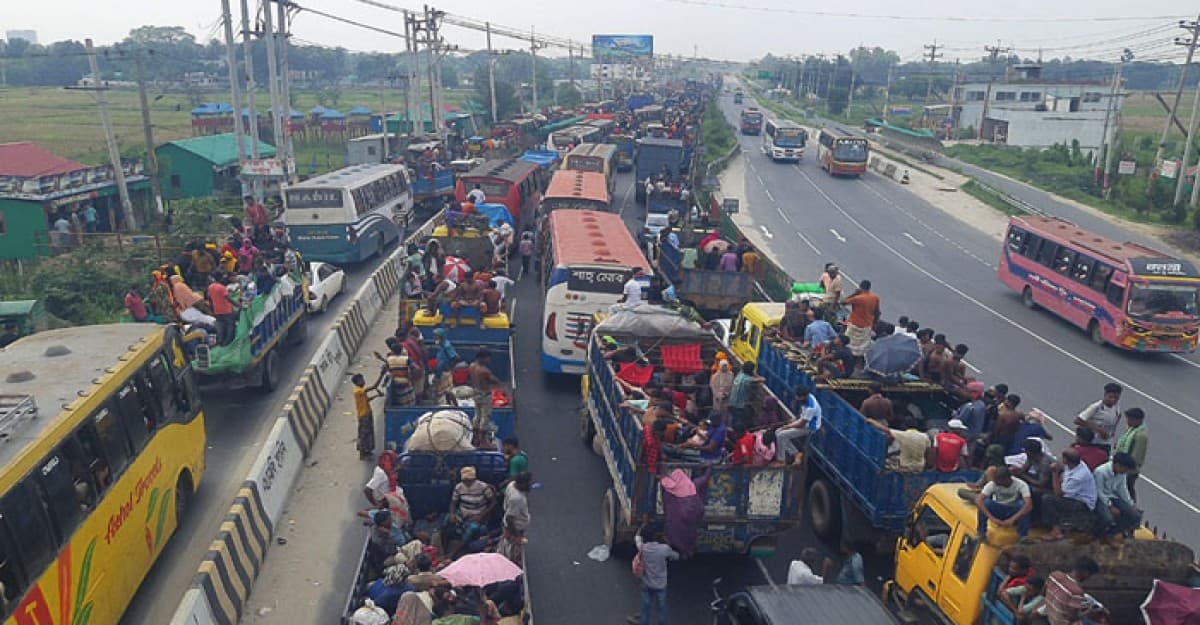 ঢাকা-টাঙ্গাইল-যমুনা সেতু মহাসড়কে কমছে যানজট