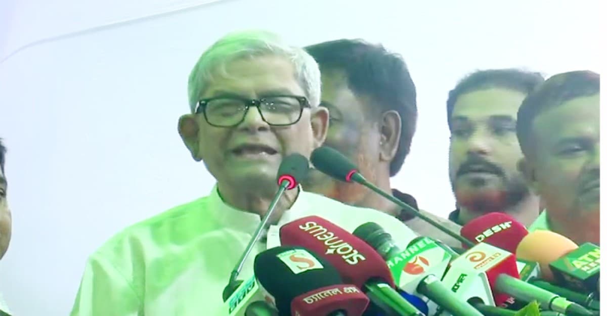 দখল-চাঁদাবাজি করলে আপনিও আওয়ামী লীগ: মির্জা ফখরুল