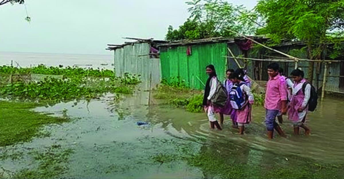 রাজশাহীতে পদ্মার পানি বৃদ্ধি, নিম্নাঞ্চল প্লাবিত