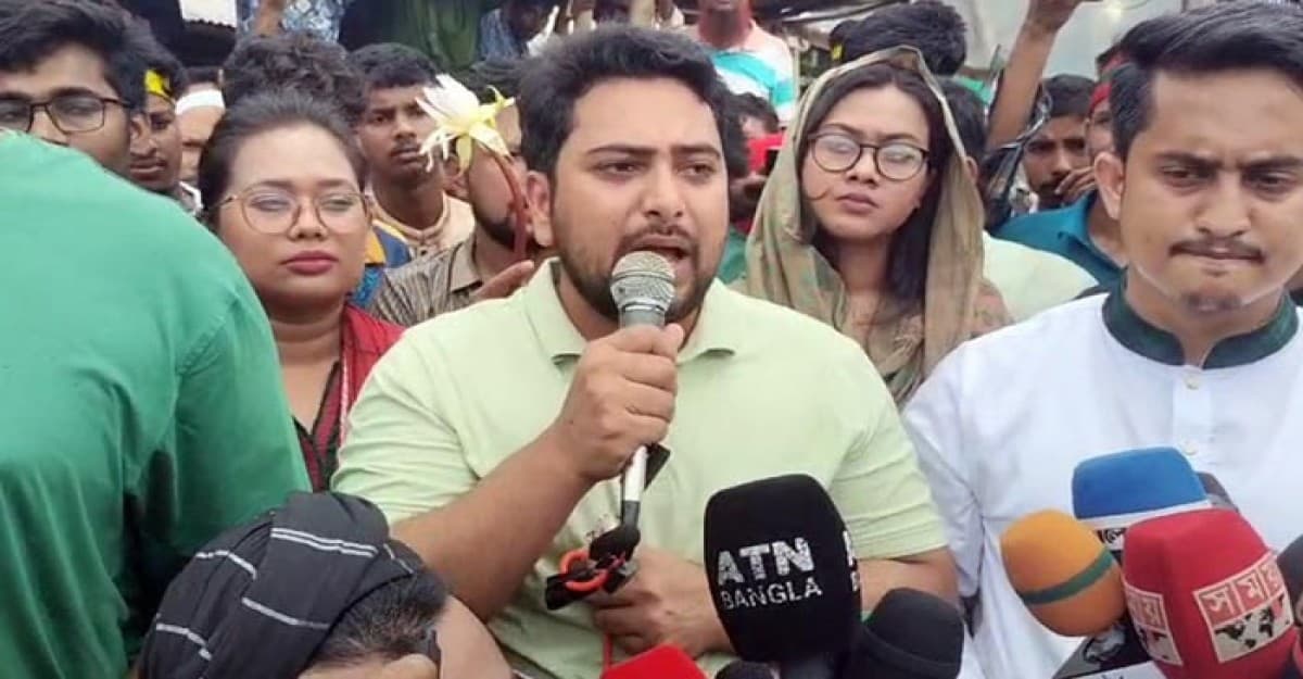 বাংলার ইতিহাস সহাবস্থানের ইতিহাস, সম্প্রীতির ইতিহাস: নাহিদ ইসলাম