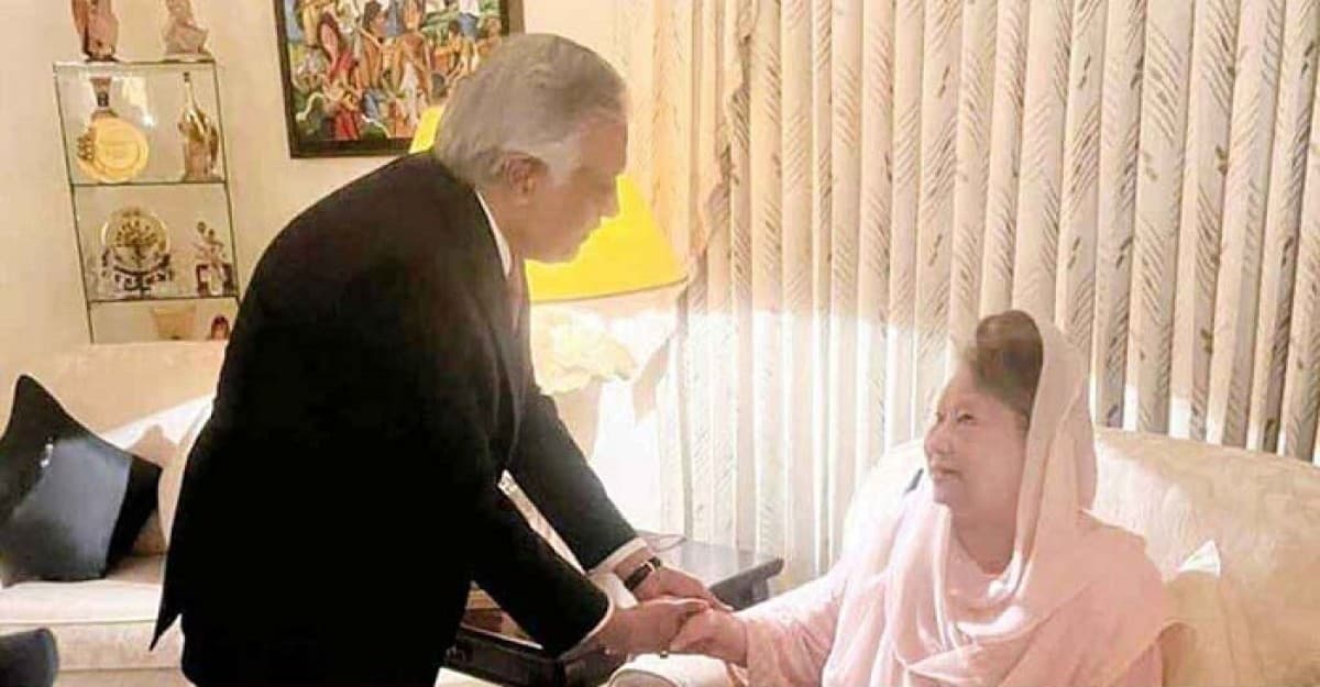 খালেদা জিয়ার খোঁজ নিতে ফিরোজায় পাকিস্তানের পররাষ্ট্রমন্ত্রী