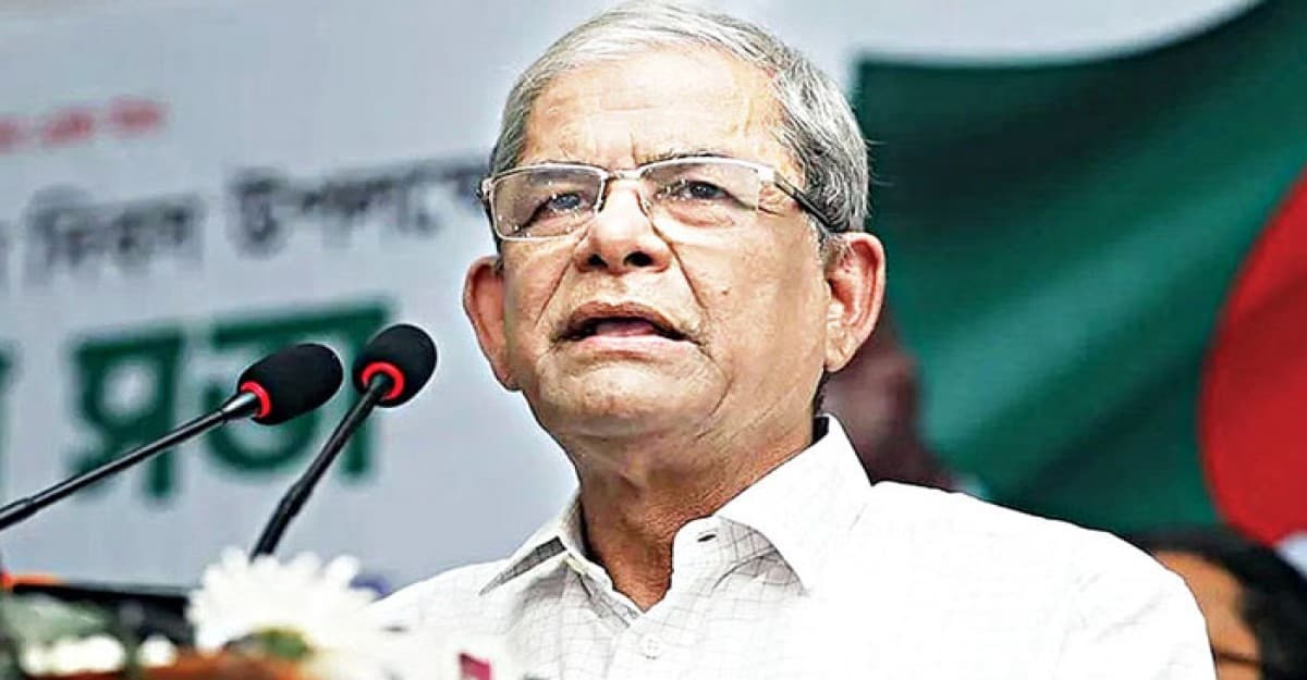 যথাসময়ে নির্বাচন না হলে জাতি প্রচণ্ডভাবে ক্ষতিগ্রস্ত হবে: মির্জা ফখরুল