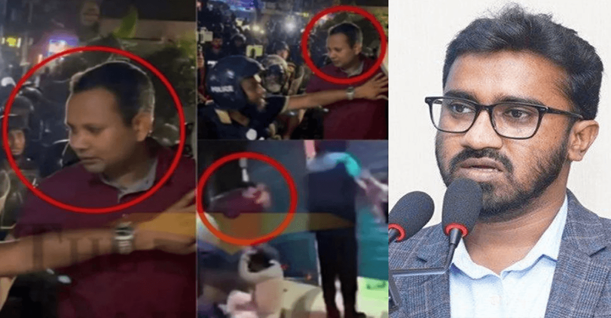 মেরুন টি-শার্টধারী ব্যক্তির পরিচয় প্রকাশ করলেন রাশেদ খান