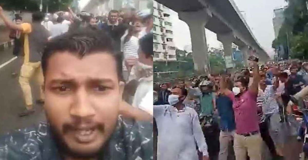 বাংলামোটরে ‘নিষিদ্ধ’ আ.লীগের মিছিল, আটক ৬