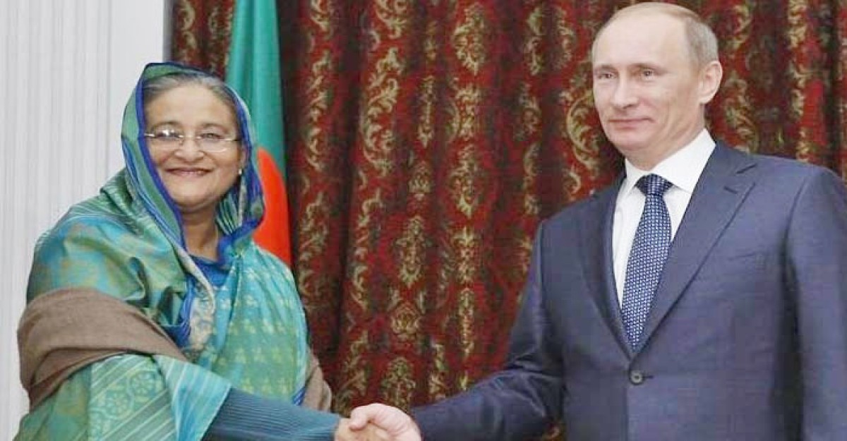 পুতিনকে ধন্যবাদ জানিয়েছেন প্রধানমন্ত্রী