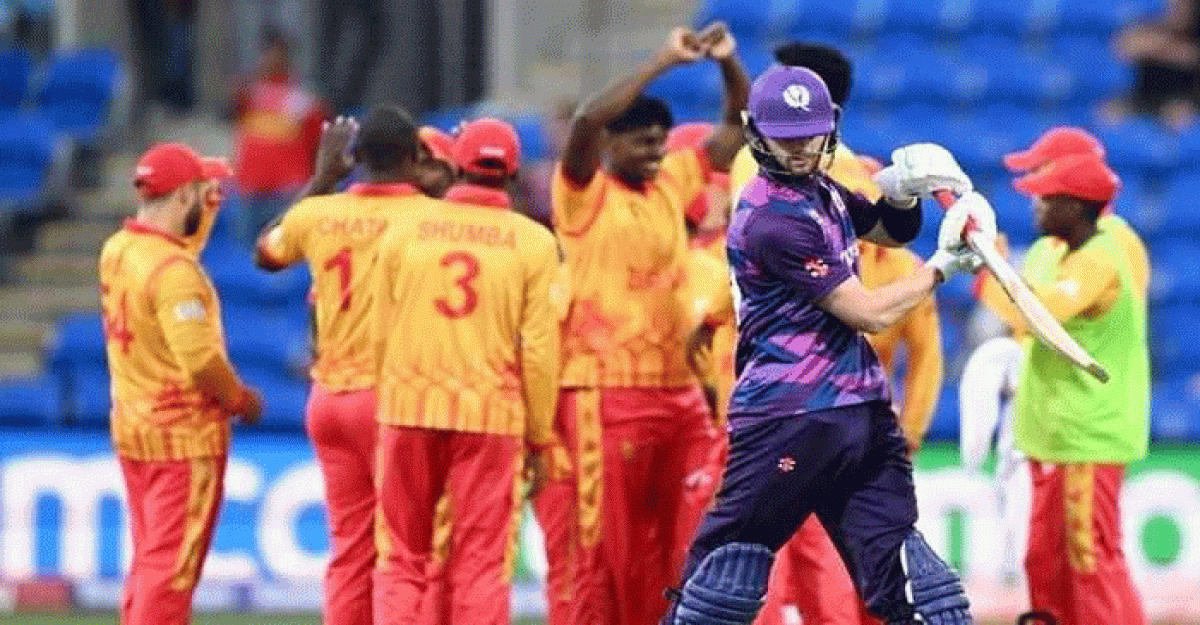 স্কটল্যান্ডকে হারিয়ে সুপার টুয়েলভ এ জিম্বাবুয়ে