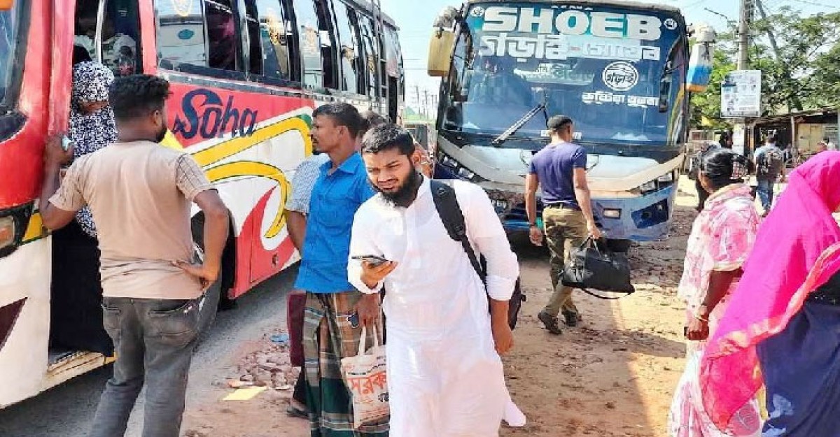 পরিবহন ধর্মঘটে হ য ব র ল খুলনা