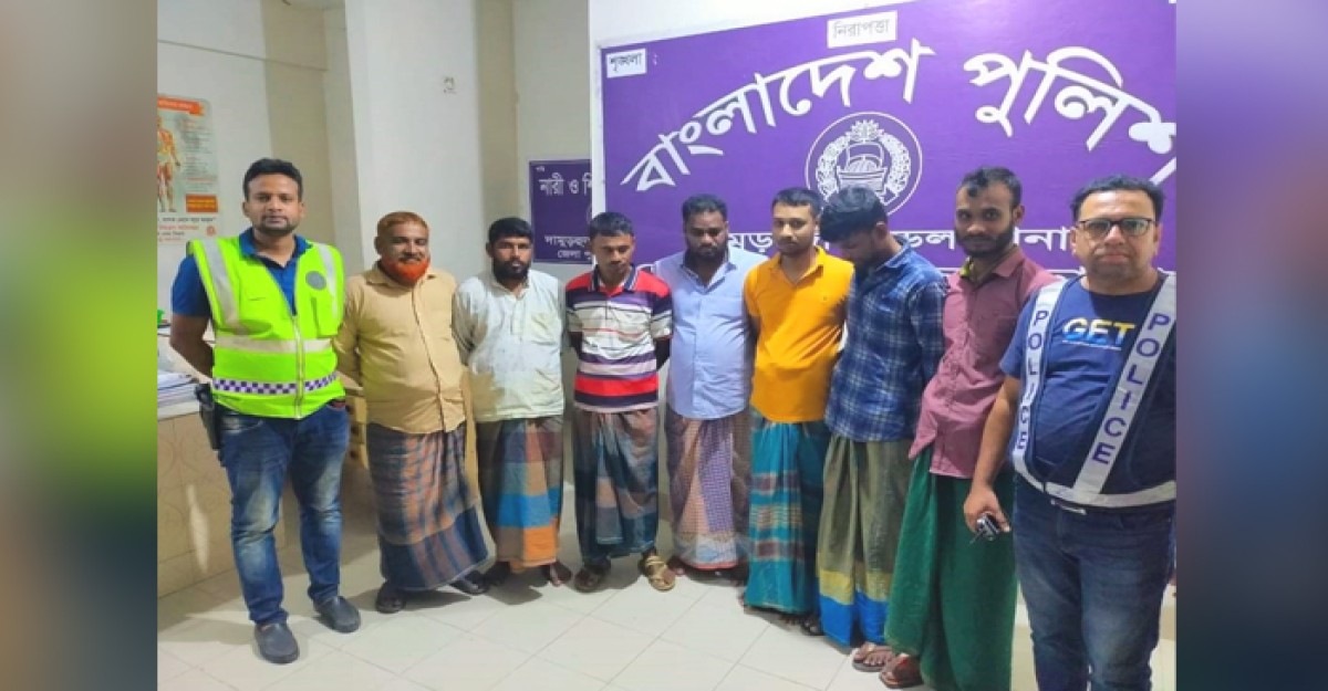 দামুড়হুদায় ওয়ারেন্টভুক্ত ৭ আসামী গ্রেফতার