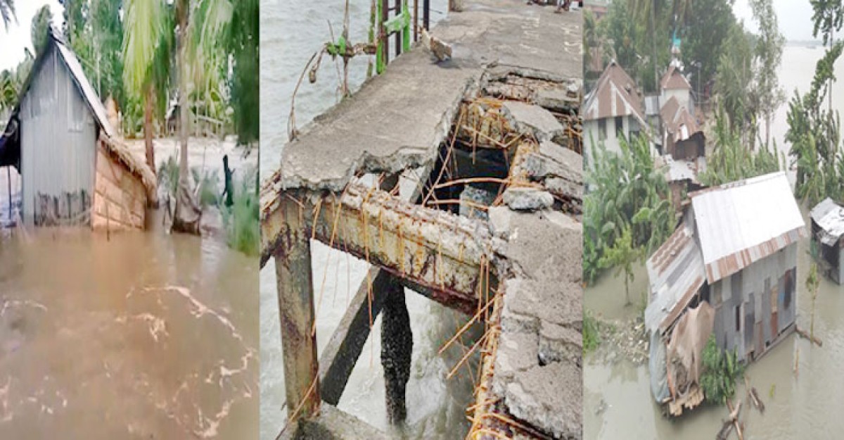 ছয় ঘূর্ণিঝড়ে বিধ্বস্ত বাংলাদেশ