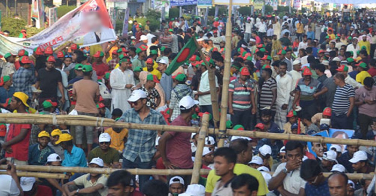 ‘খেলা হবে’স্লোগানে মুখর হয়ে উঠেছে রংপুর