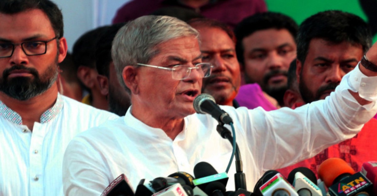 নিরপেক্ষ সরকারের অধীনে নির্বাচন দিতে হবে: মির্জা ফখরুল