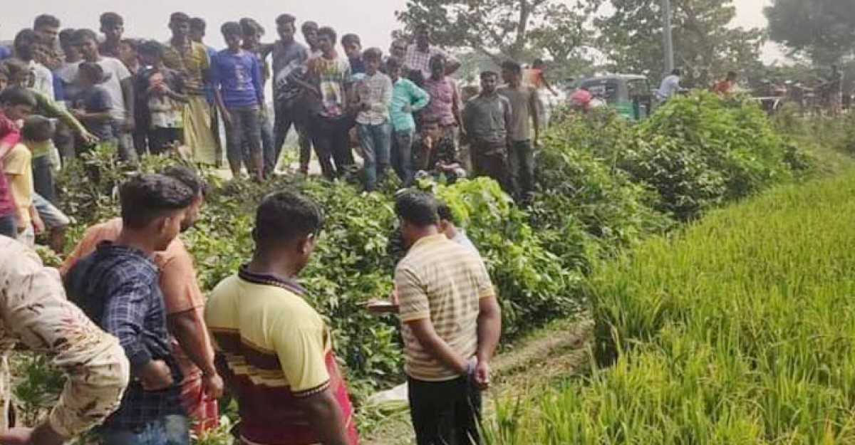 ধান ক্ষেতে মিলল নবজাতকের মরদেহ