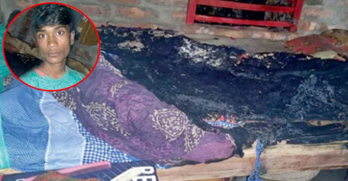 প্রতিশোধ নিতে মাকে পুড়িয়ে খুন