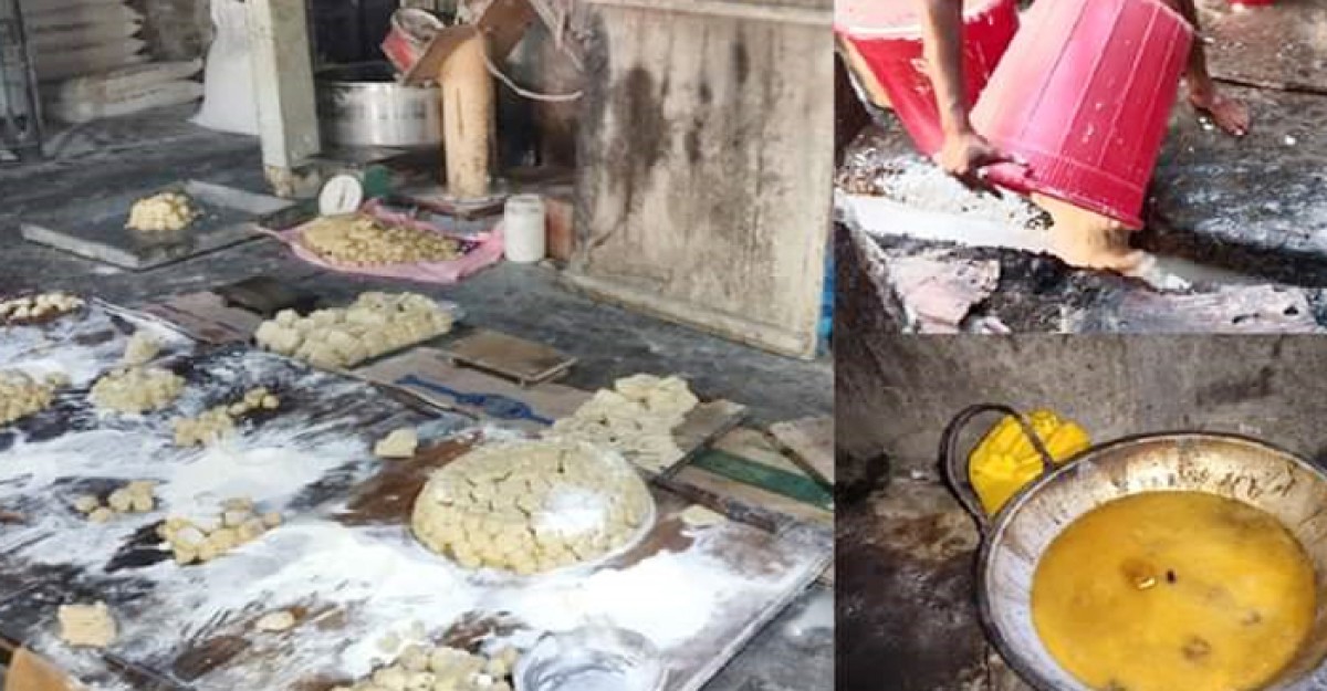 অস্বাস্থ্যকর পরিবেশে মিষ্টি তৈরি, লাখ টাকা জরিমানা