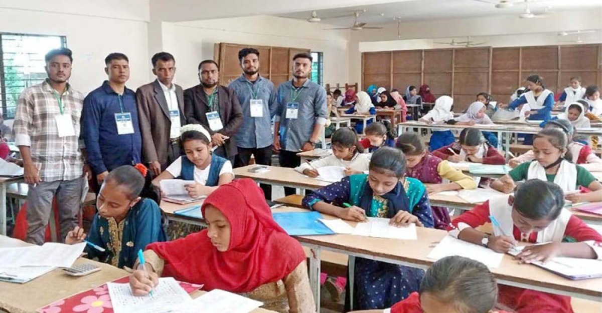 ওসমানীনগরে শেখ শেফালী রহমান মেধা বৃত্তি পরীক্ষা অনুষ্ঠিত