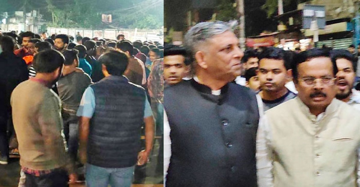 সাইন্সল্যাবে নানক-নাসিমের গাড়ি আটকালো ছাত্রলীগ নেতারা