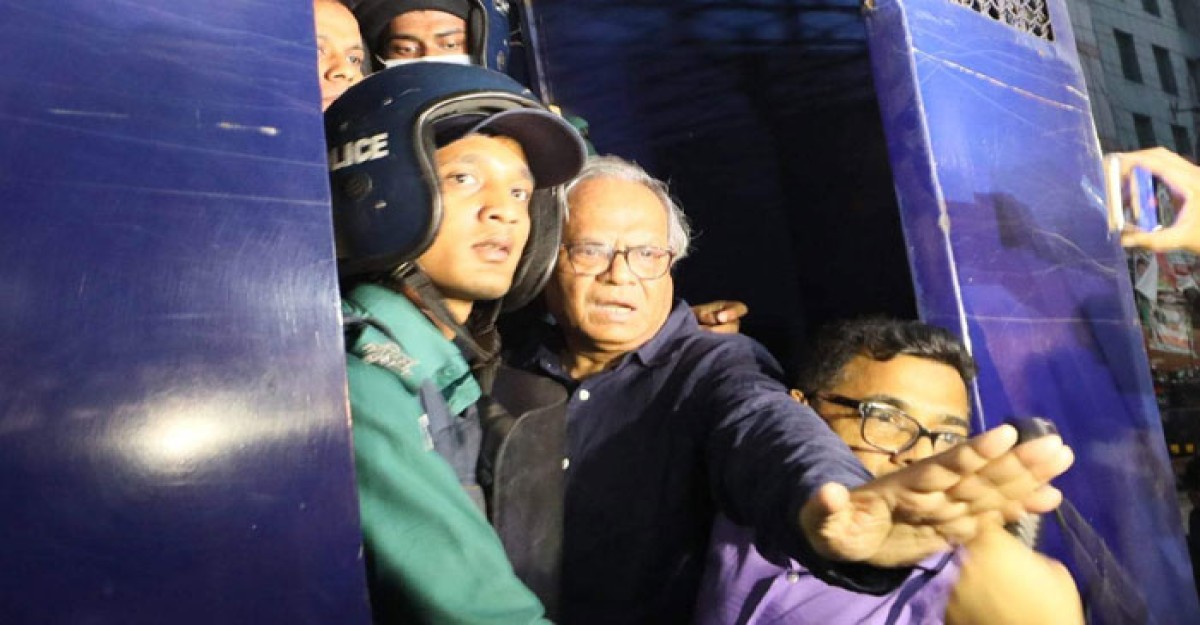 বিএনপির সিনিয়র যুগ্ম মহাসচিব রুহুল কবির রিজভী আটক