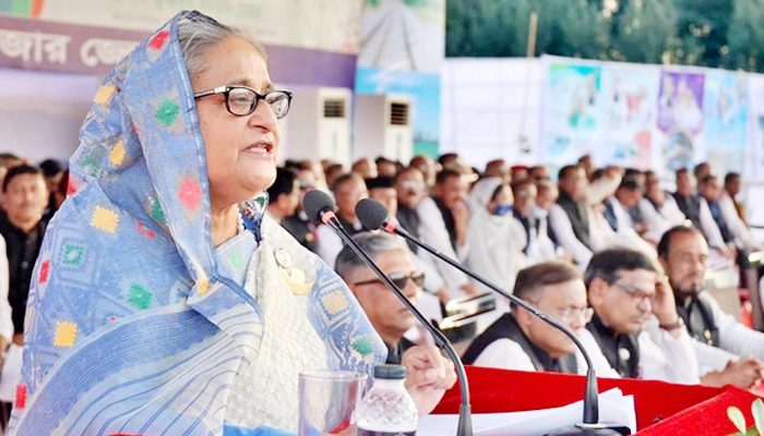 ২০২৪ সালের জাতীয় নির্বাচনের জন্য নৌকায় ভোট চাইলেন প্রধানমন্ত্রী