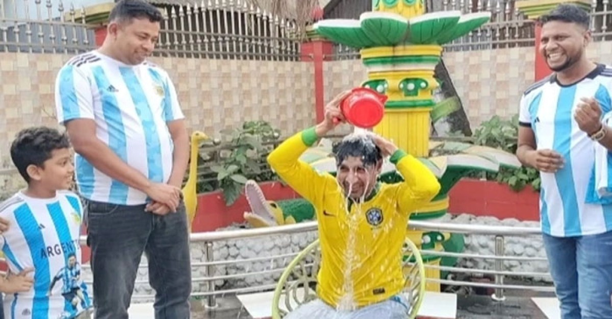 দুধ দিয়ে গোসল করে ব্রাজিল ছাড়লেন জুয়েল