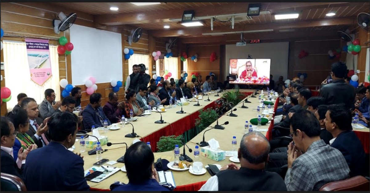 গোপালগঞ্জে ২ হাজার কিলোমিটার সড়ক উদ্বোধন করলেন প্রধানমন্ত্রী