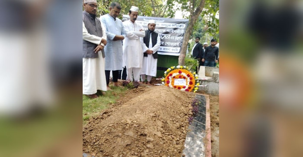 আজিমপুরে চিরনিদ্রায় শায়িত খন্দকার মাহবুব