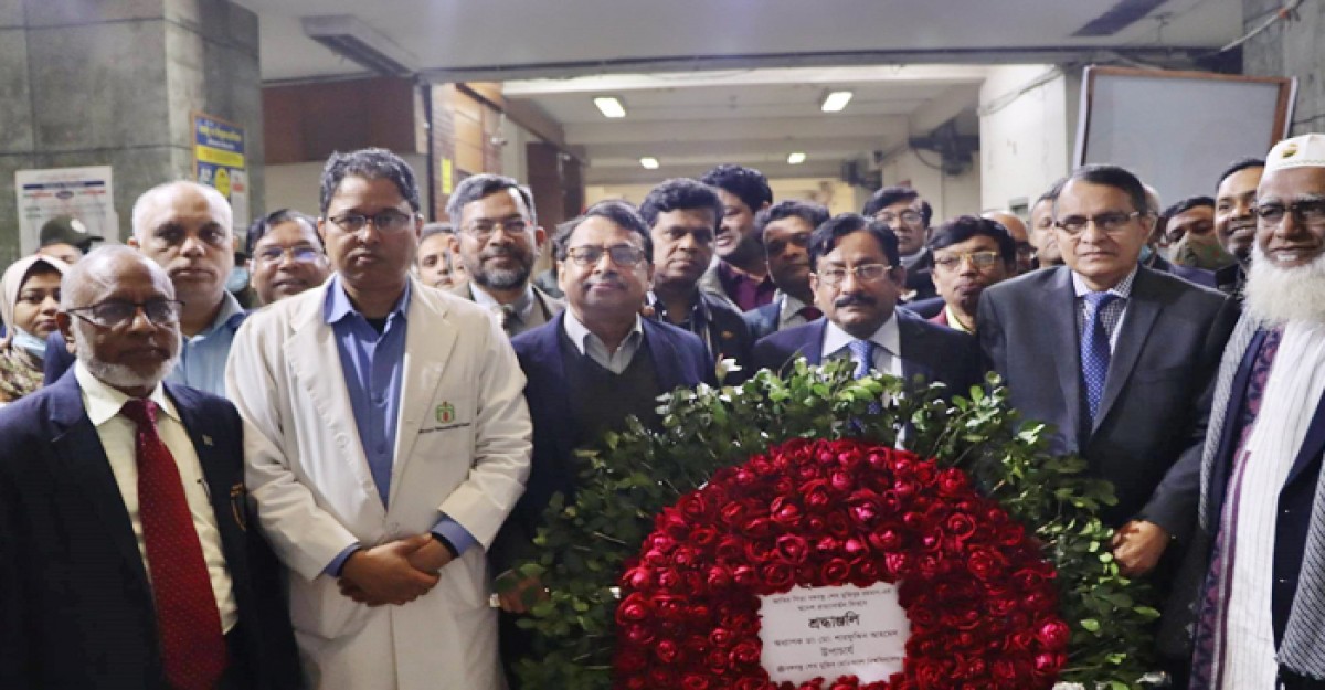স্বাস্থ্যখাতের সকল অগ্রগতির মূলে রয়েছে বঙ্গবন্ধুর অবদান: বিএসএএমইউ উপাচার্য