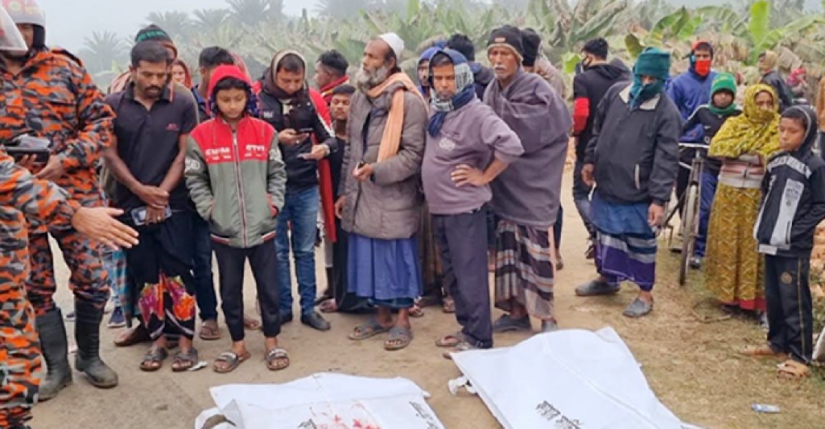 ঝিনাইদহে ট্রাকচাপায় প্রাণ গেল ২ জনের