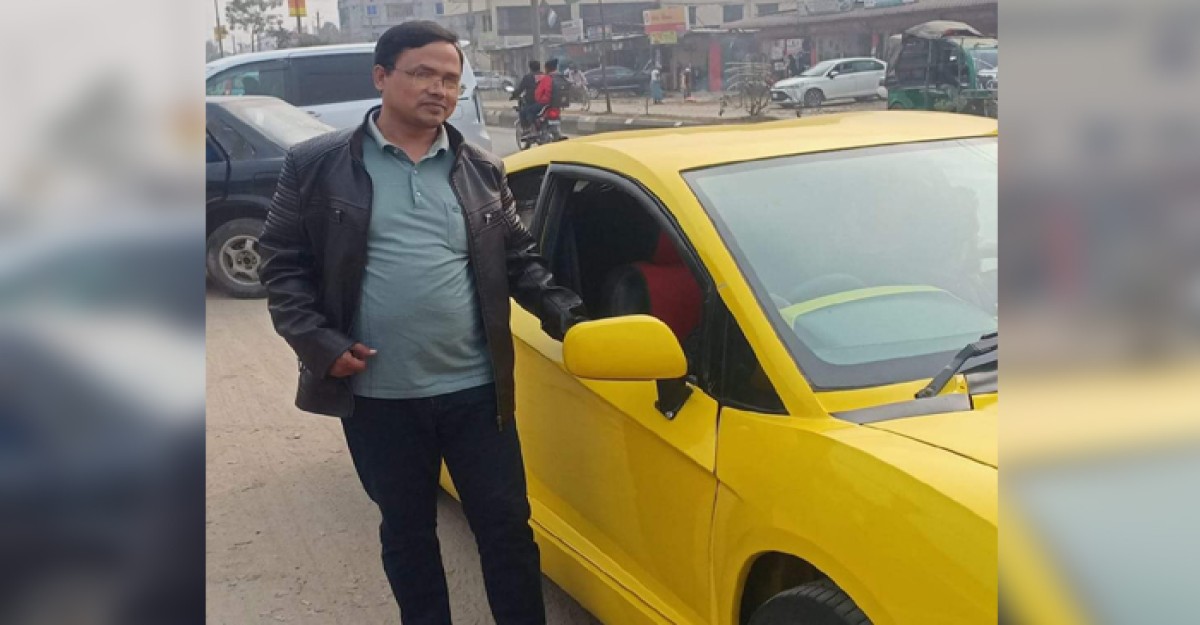 ময়মনসিংহে ল্যাম্বরগিনি স্পোর্টস কার তৈরী করলেন গ্যারেজ মিস্ত্রি