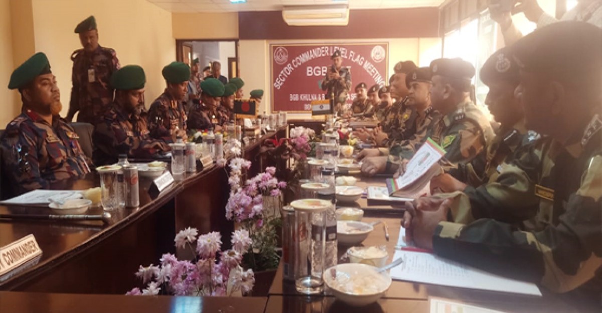 বেনাপোলে বিজিবি-বিএসএফ সেক্টর কমান্ডার পর্যায়ে বৈঠক অনুষ্ঠিত