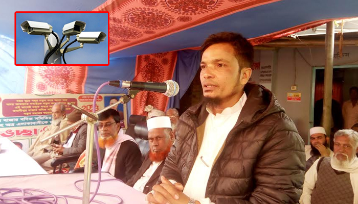 আত্রাইয়ে নিরাপত্তা নিশ্চিত করতে সিসি ক্যামেরা উদ্বোধন